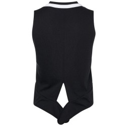 Women's top Adidas Club Knotted Tank W - black/white