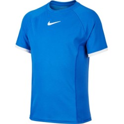 Boys' t-shirt Nike Court Dry Top SS B - game royal/game royal/white/white