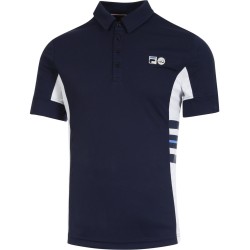 Men's Polo T-shirt Fila Polo Toby M - peacoat/white alyssum