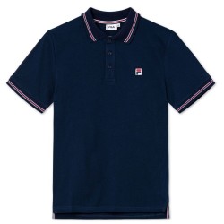 Men's Polo T-shirt Fila Matcho 4 Polo Shirt Men - black iris