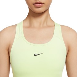 Women's bra Nike Swoosh Bra Pad W - lime ice/black