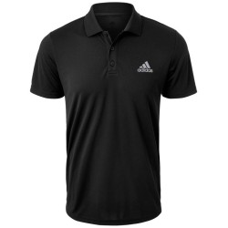 Men's Polo T-shirt Adidas Heat Ready Polo M - black