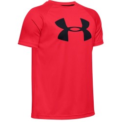 Boys' t-shirt Under Armour Tech Big Logo SS - red