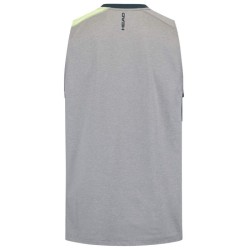 Men's T-shirt Head Padel Tank Top - grey/light green