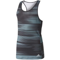 Girls' T-shirt Adidas Girls Advantage Trend Tank - black/onix/energy aqua