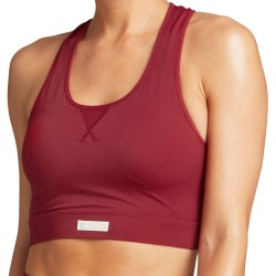 Women's bra Bj_rn Borg Performance Mid Support W - biking red