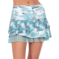 Women's skirt Lucky in Love Can't Find Me Love Hide N'Seek Pleated Skirt - shore