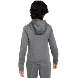 Boys' jumper Nike Therma-FIT Full-Zip Hoodie - black/white