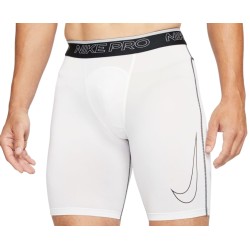 Men’s compression clothing Nike Pro Dri-Fit Short M - white/black/black