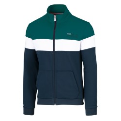 Men's Jumper Fila Jacket Lenni - peacoat blue/white/deep teal