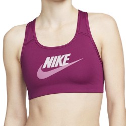 Women's bra Nike Medium-Support Graphic Sports Bra W - sangria/plum fog/light bordeaux