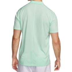 Men's Polo T-shirt Nike Court Dri-Fit Pique Polo - mint foam/white