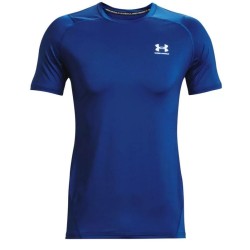 Men's T-shirt Under Armour Men's HeatGear Armour Fitted Short Sleeve M - tech blue/white