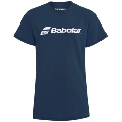 Boys' t-shirt Babolat Exercise Tee Boy - estate blue heather
