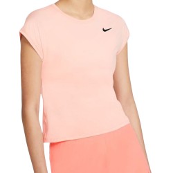 Women's T-shirt Nike Court Dri-Fit Victory Top SS Plus Line W - arctic orange/black