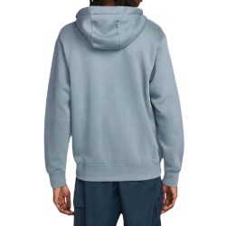 Men's Jumper Nike Swoosh M Club Hoodie FZ BB - ashen slate/ashen slate/white