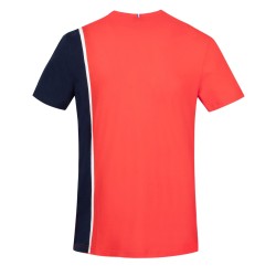 Men's T-shirt Le Coq Sportif Saison 1 Tee SS No.1 M - tech red/bleu nuit