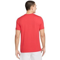 Men's T-shirt Nike Court Dri-Fit Tennis T-Shirt - track red