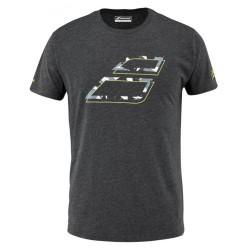 Boys' t-shirt Babolat Aero Cotton Tee Boy - black heather