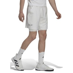 Men's shorts Adidas London 2in1 Shorts 7" - white