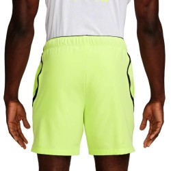 Men's shorts Nike Court Dri-Fit Advantage 7" Tennis Short - light lemon twist/black/black