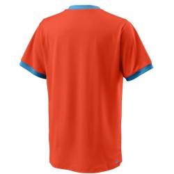 Boys' t-shirt Wilson B Competition Crew - tangerine tango