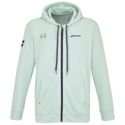 Men's Jumper Babolat Hood Jacket Lebron - misty jade