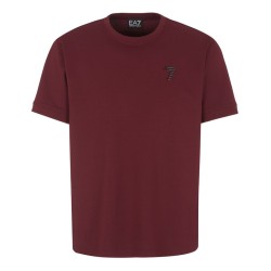 Men's T-shirt EA7 Man Jersey T-Shirt - windsor wine