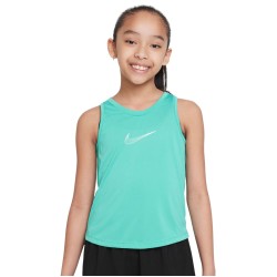 Girls' T-shirt Nike Dri-Fit One Training Tank - clear jade/white