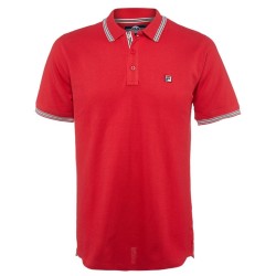 Men's Polo T-shirt Fila Matcho 4 Polo Shirt Men - true red