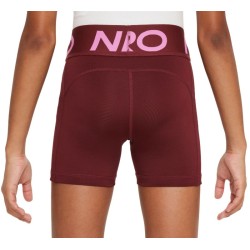 Girls' shorts Nike Kids Pro Dri-Fit Shorts - dark team red/playful pink