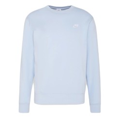 Men's Jumper Nike Swoosh Club Crew M - light marine/white
