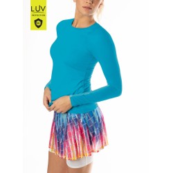 Women's long sleeve T-shirt Lucky in Love Luv Breeze L/S Crew Women - breeze