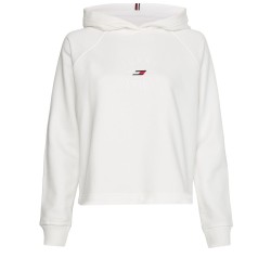 Women's jumper Tommy Hilfiger Relaxed TH Graphic Hoodie - ecru