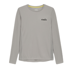 Women's long sleeve T-shirt Diadora L. Long Sleeve Core Tee - silver metalized