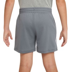 Boys' shorts Nike Boys Dri-Fit Multi+ Graphic Training Shorts - smoke grey/white/white