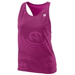 Women's top Wilson Power Seamless Tank W - rouge/tonal rouge