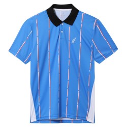 Men's Polo T-shirt Australian Ace Polo Shirt With Stripes - blu zaffiro