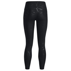 Women's leggings Under Armour Women's HeatGear No-Slip Waistband Emboss Leggings - black/jet gray