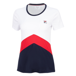Women's T-shirt Fila T-Shirt Aurelia - white/navy