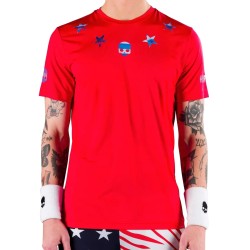 Men's T-shirt Hydrogen Star Tech Tee Man - red/blue