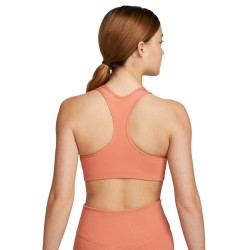 Women's bra Nike Swoosh Bra Pad W - madder root/white