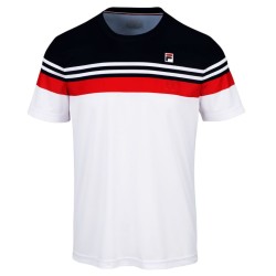 Men's T-shirt Fila T-Shirt Malte - white/fila red/navy
