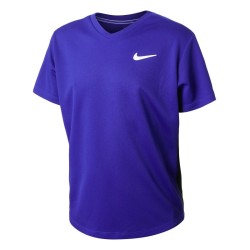 Boys' t-shirt Nike Court Dri-Fit Victory SS Top B - concord/black/white
