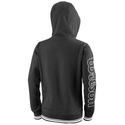 Boys' jumper Wilson Y Team II FZ Hoody - black