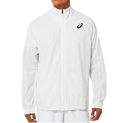 Men's Jumper Asics Men Match Jacket - brilliant white