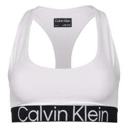 Women's bra Calvin Klein Medium Support Sports Bra - bright white