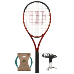 Tennis racket Wilson Burn 100 V5.0 + string + stringing
