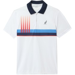 Men's Polo T-shirt Australian Ace Polo with Print - bianco