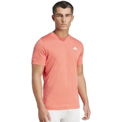 Men's T-shirt Adidas Tennis Freelift T-Shirt - preloved red
